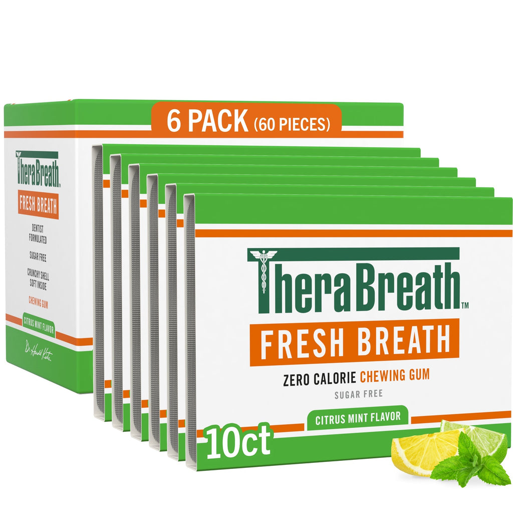 Fresh Breath Chewing Gum, Citrus Mint Flavor ✦